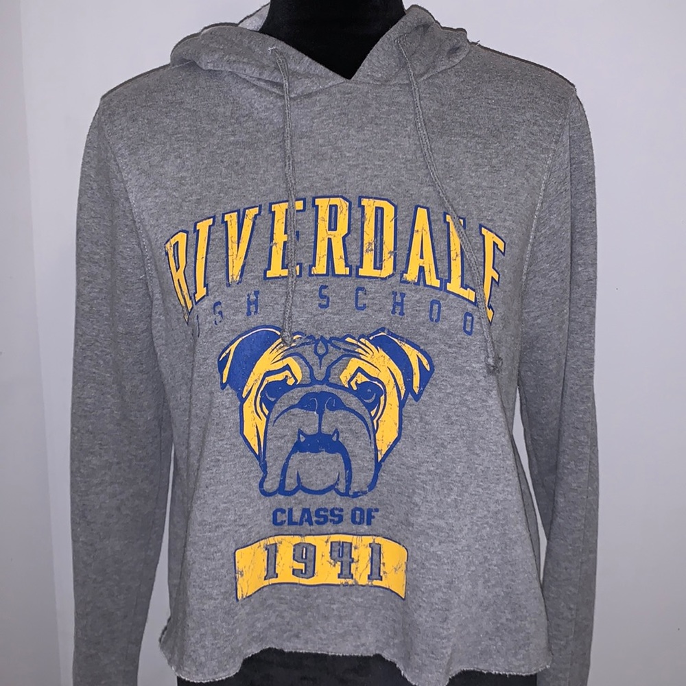 NWOT riverdale cropped hoodie
